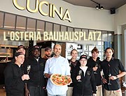 Neueröffnung der 8. L'Osteria Münchens am 03.05.2019 am Bauhausplatz im Norden von Schwabing  (©Foto. Martin Schmitz)